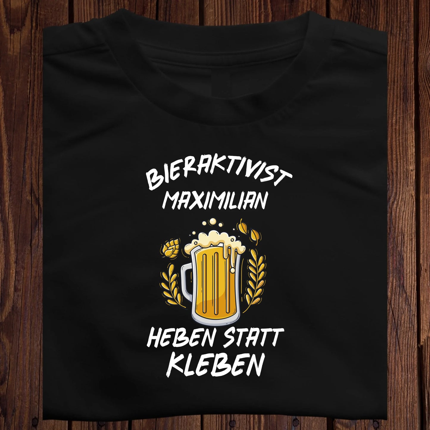 T-Shirt Mockup Schwarz