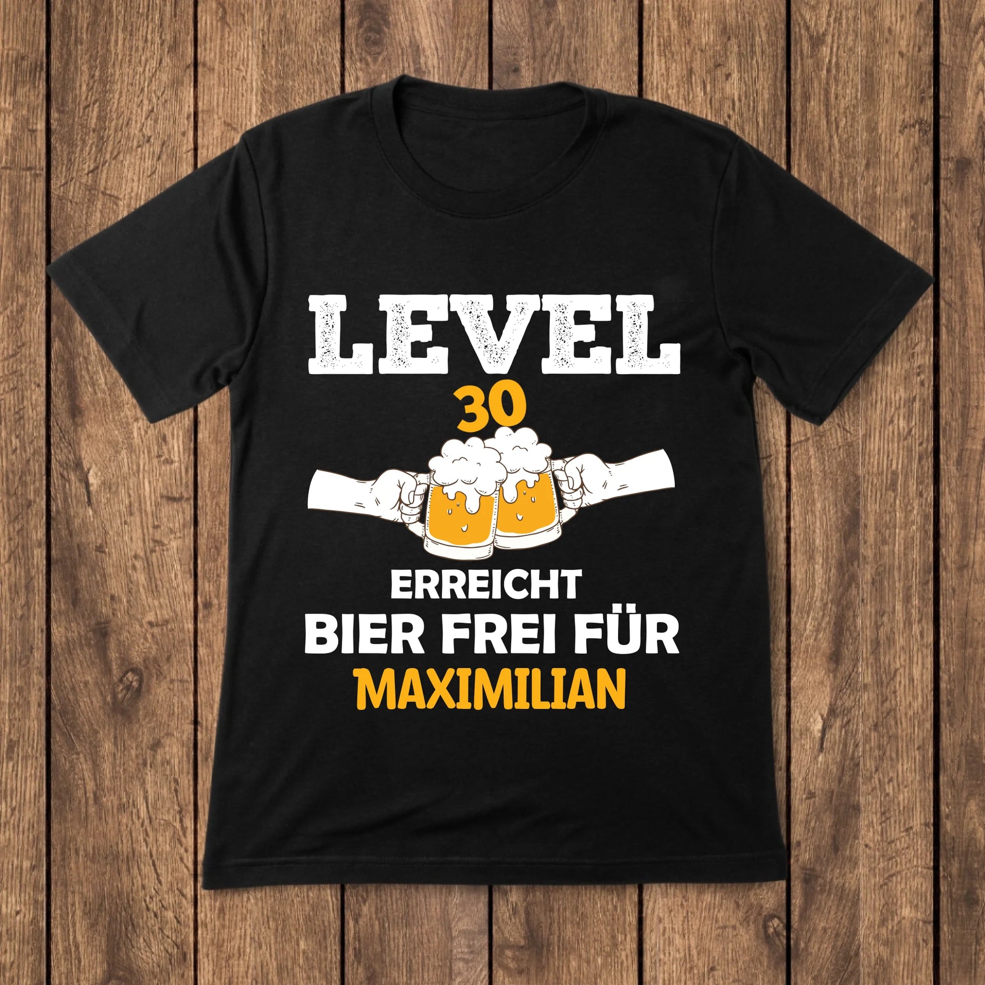 T-Shirt Mockup Schwarz 2