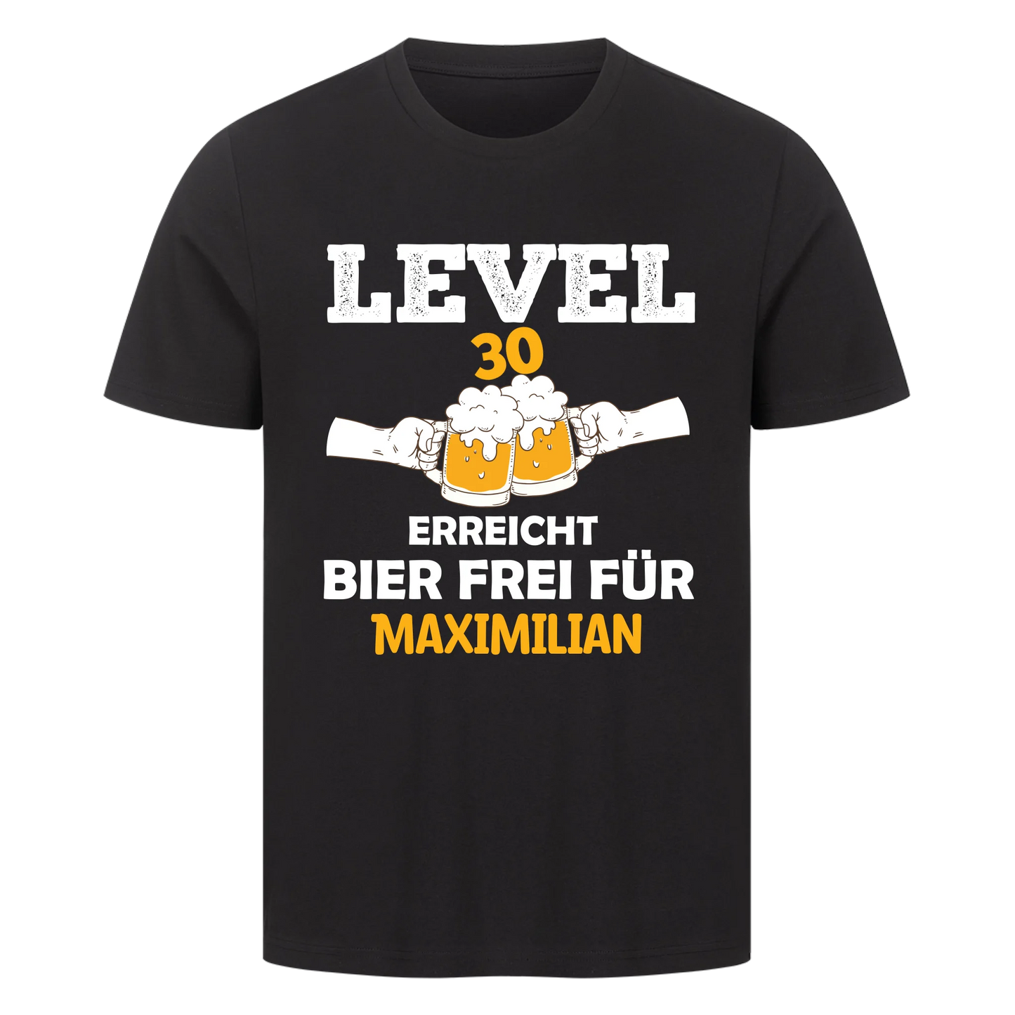 LEVEL 30 erreicht Bier frei für - personalisierbares Shirt