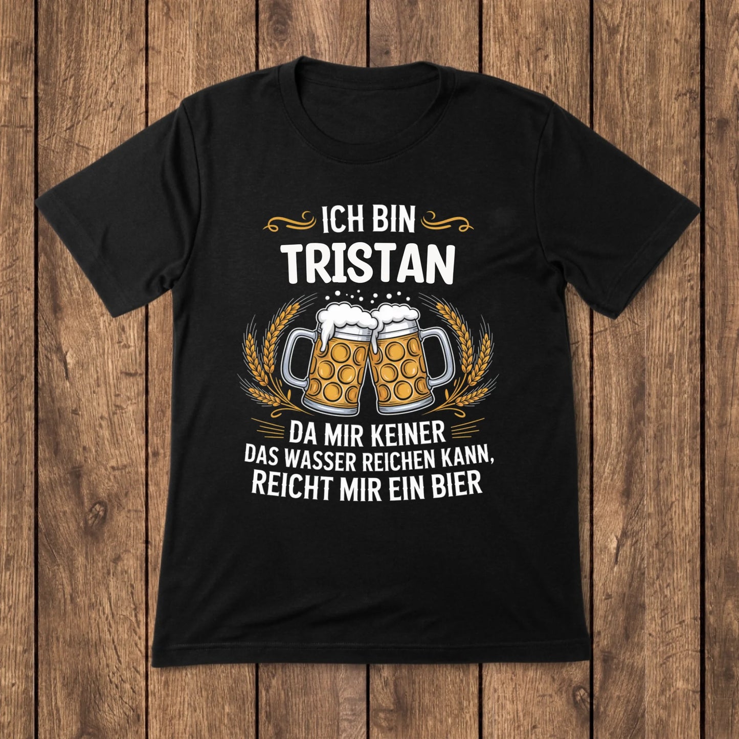 T-Shirt Mockup Schwarz 2