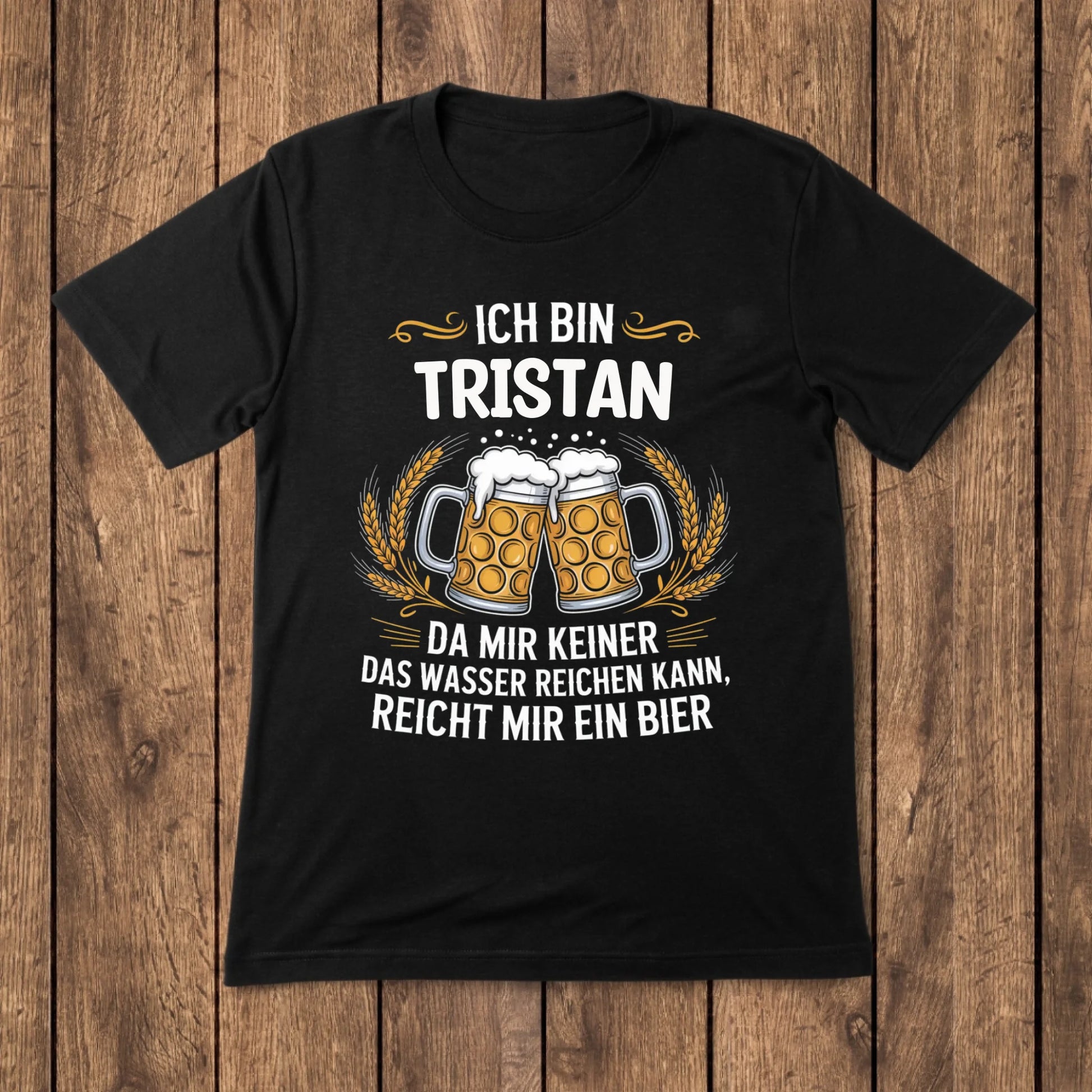 T-Shirt Mockup Schwarz 2