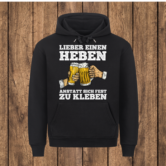 Lieber einen Heben anstatt sich fest zu kleben