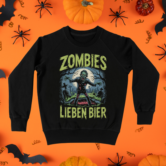 Zombies Lieben Bier - Sweatshirt
