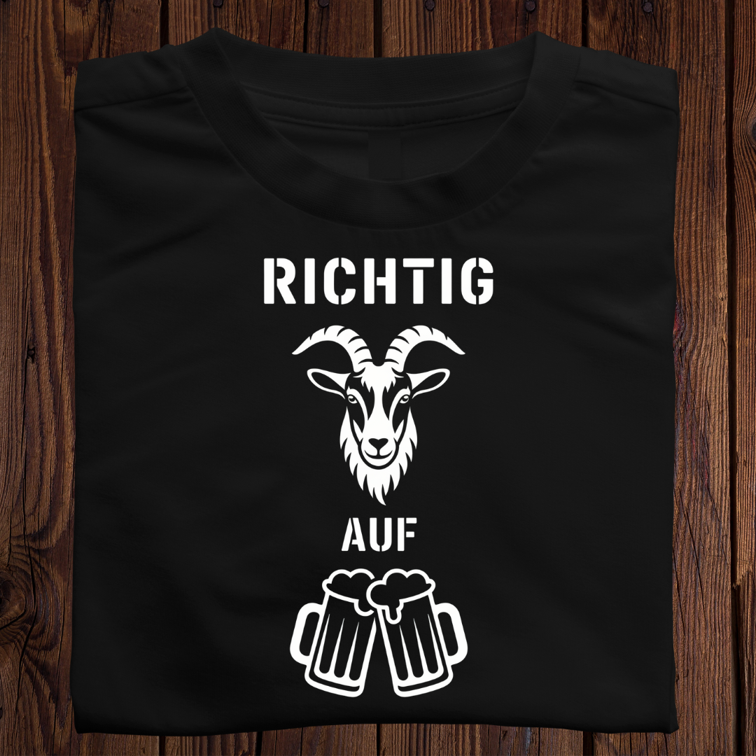 Richtig Bock auf Bier - Shirt