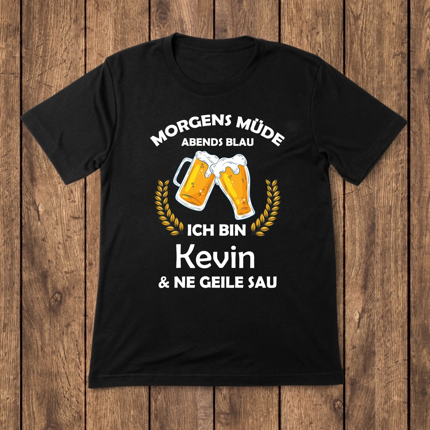 T-Shirt Mockup Schwarz 2