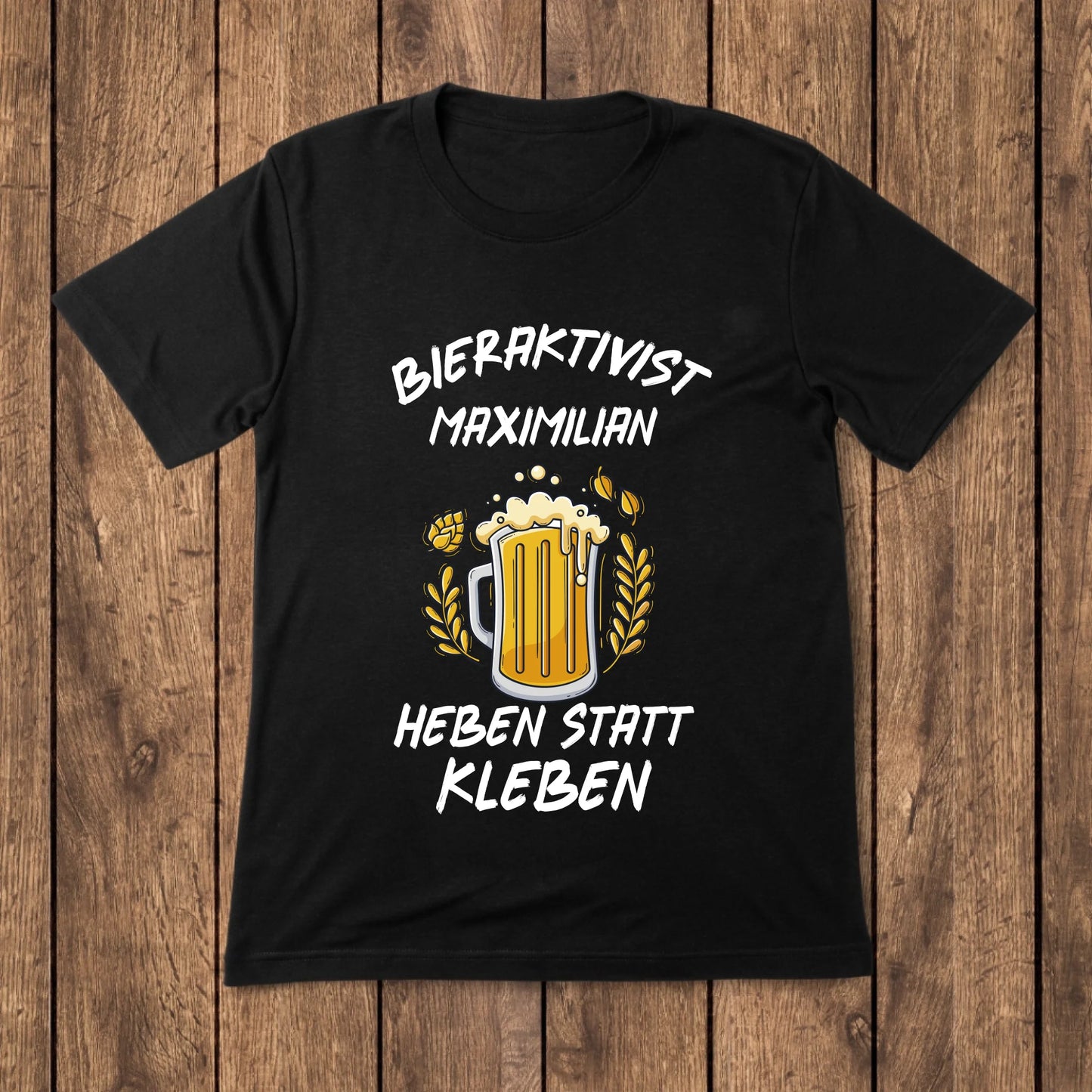 T-Shirt Mockup Schwarz 2