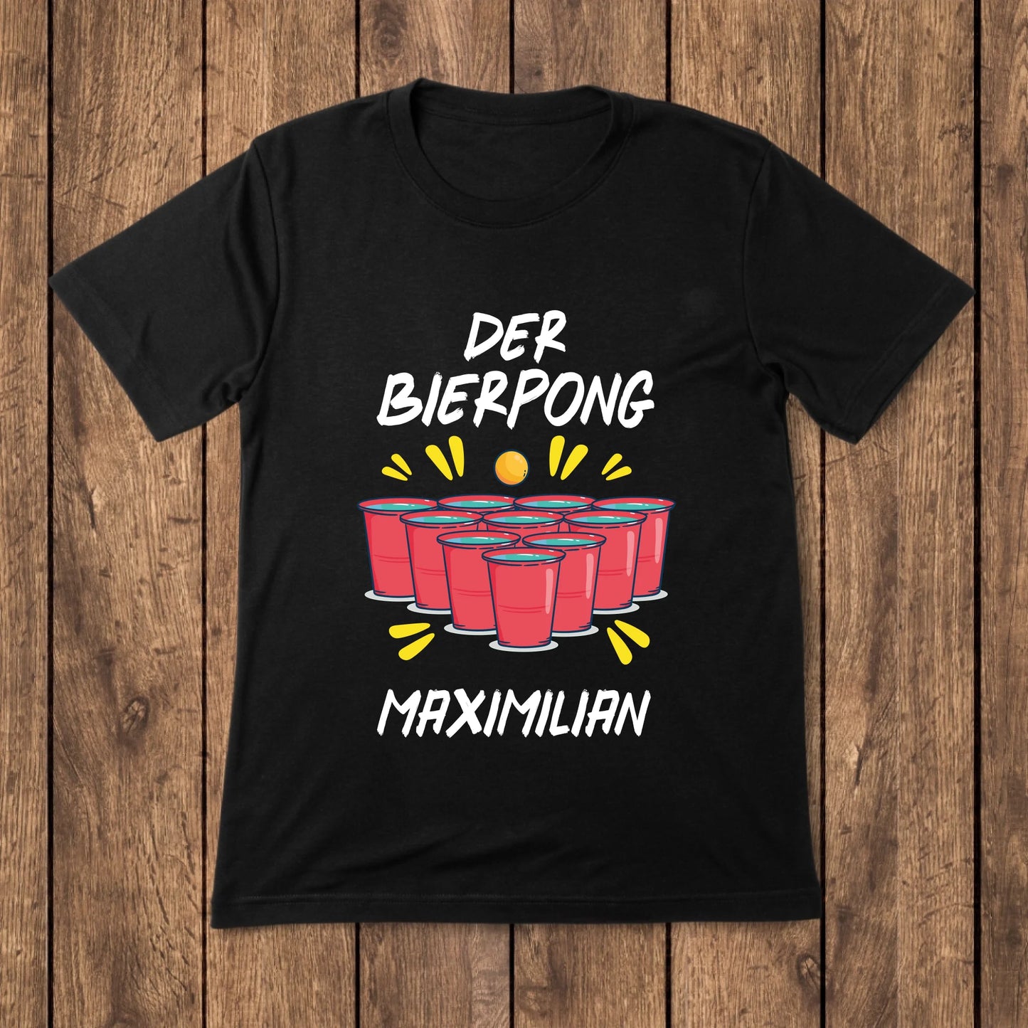 T-Shirt Mockup Schwarz 2