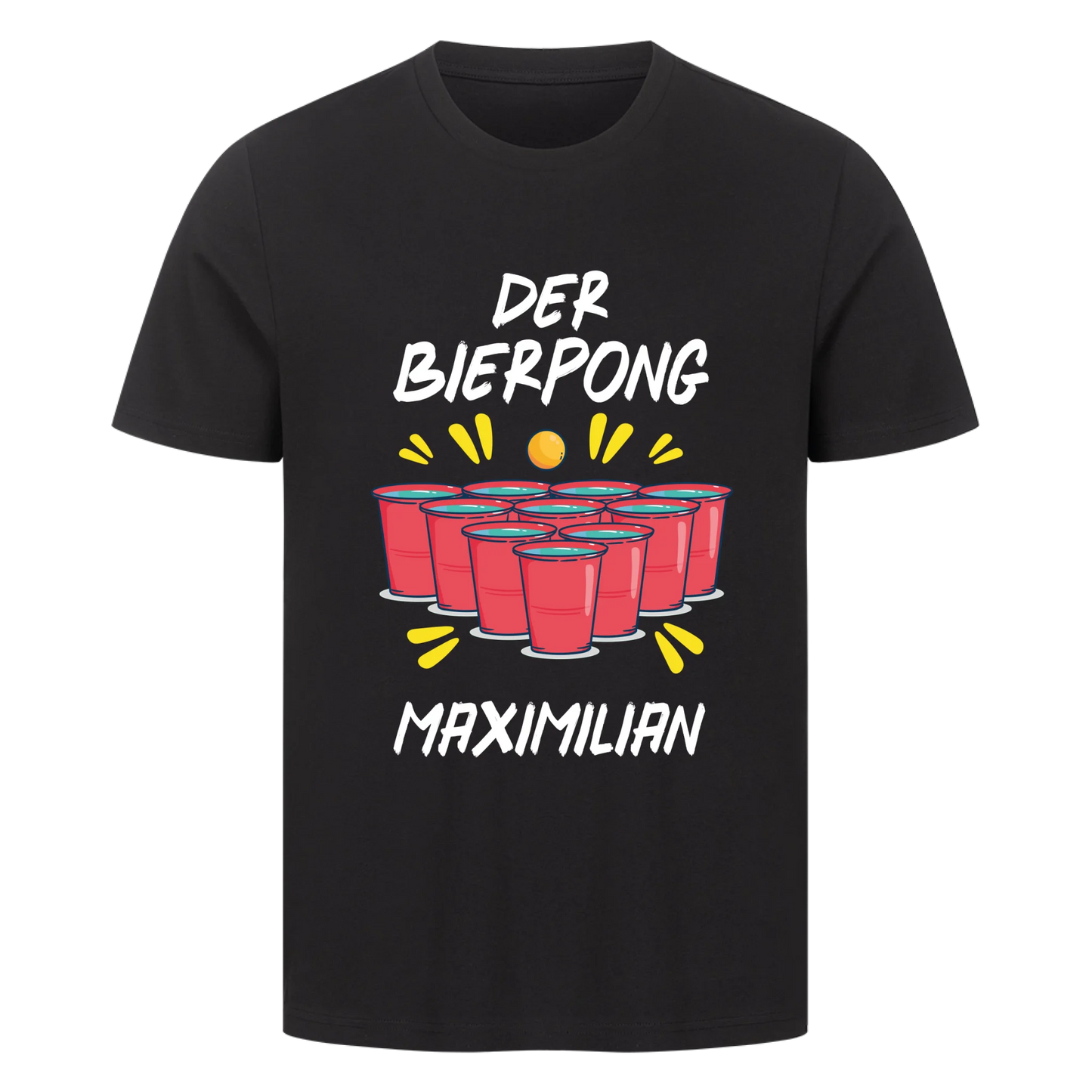 Der Bierpong - personaliesierbares Shirt