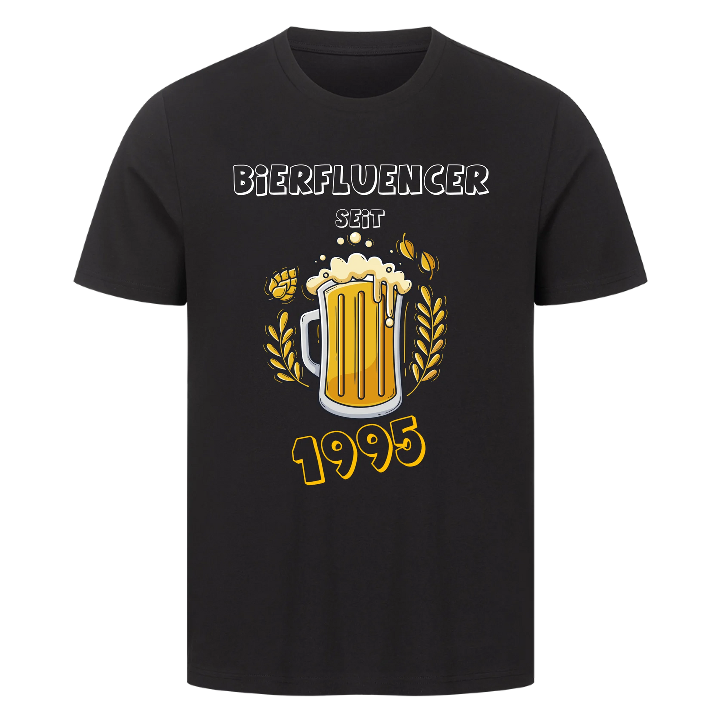 Bierfluencer seit - personalisierbares Shirt