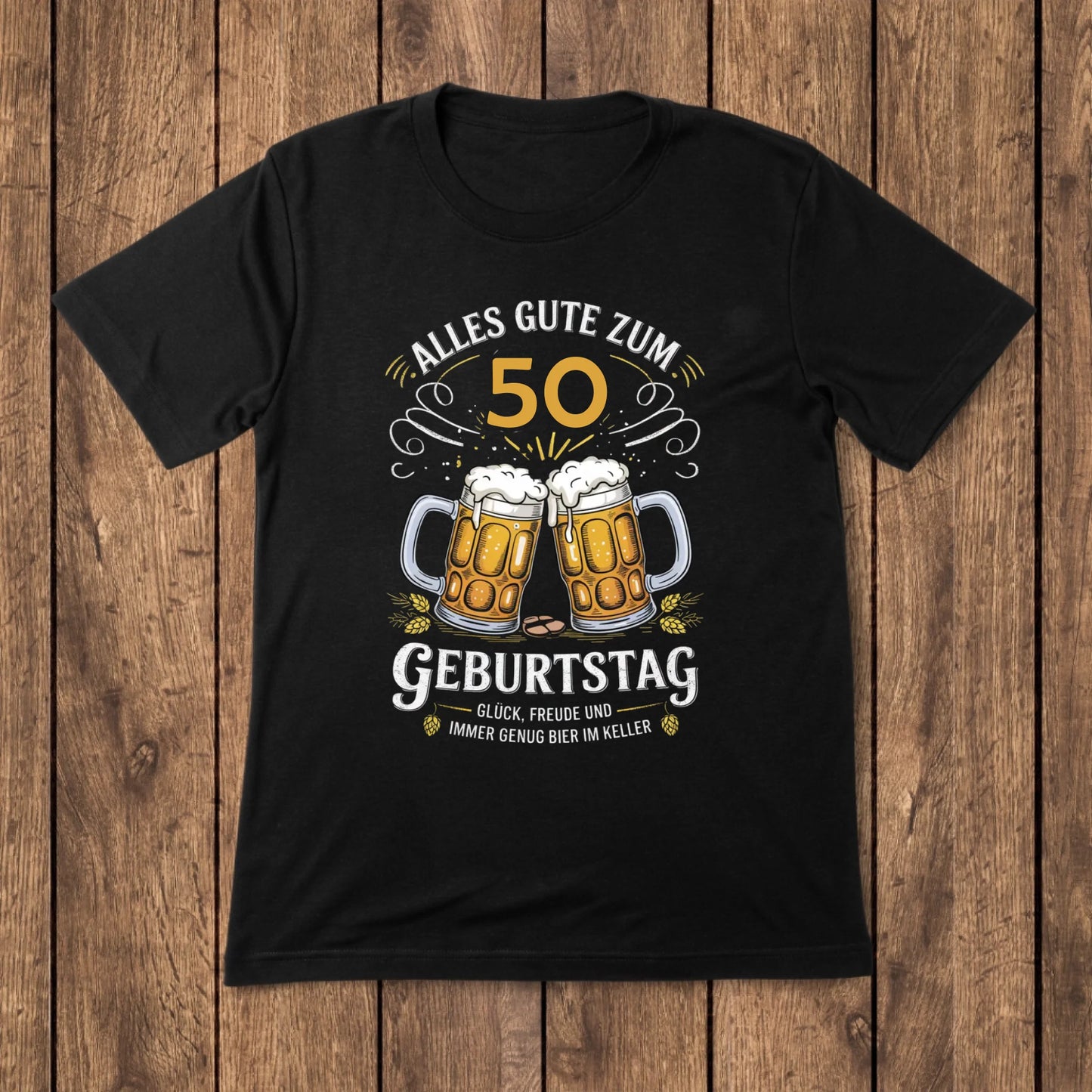 T-Shirt Mockup Schwarz 2