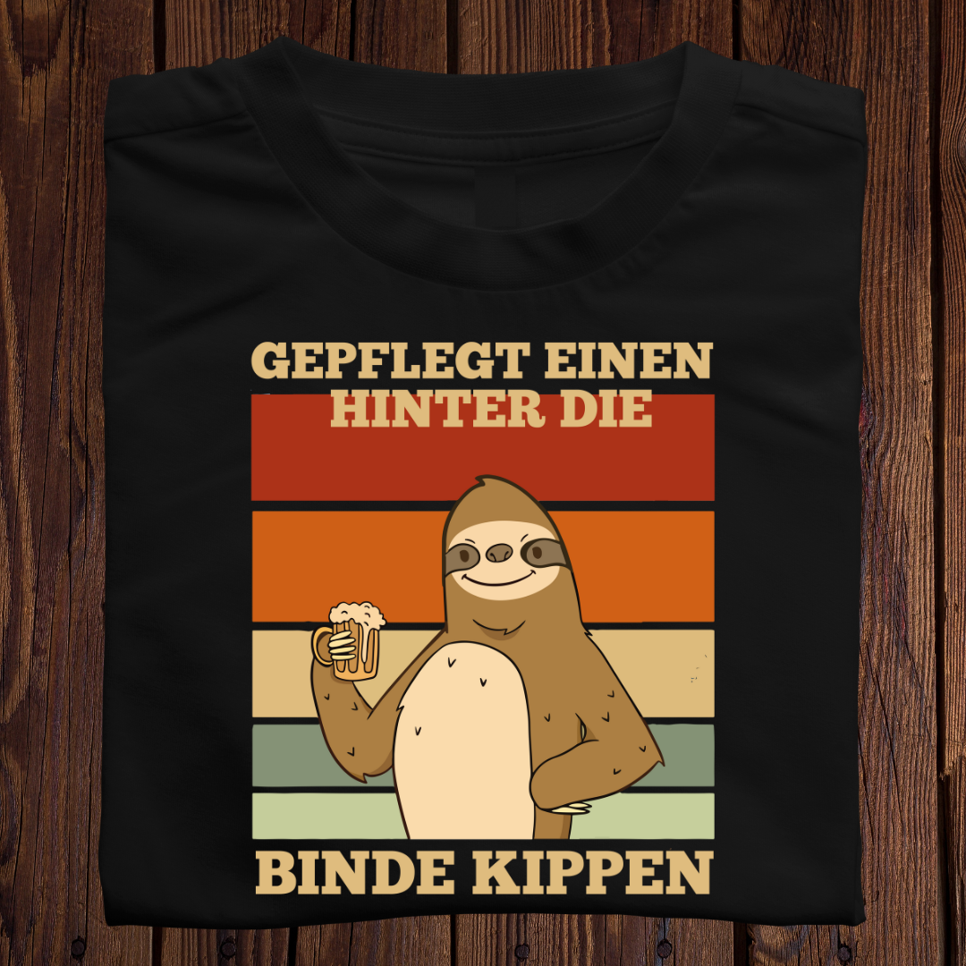 Gepflegt einen hinter die Binde kippen